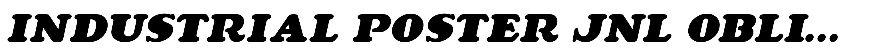 Industrial Poster JNL Font | Webfont & Desktop | MyFonts